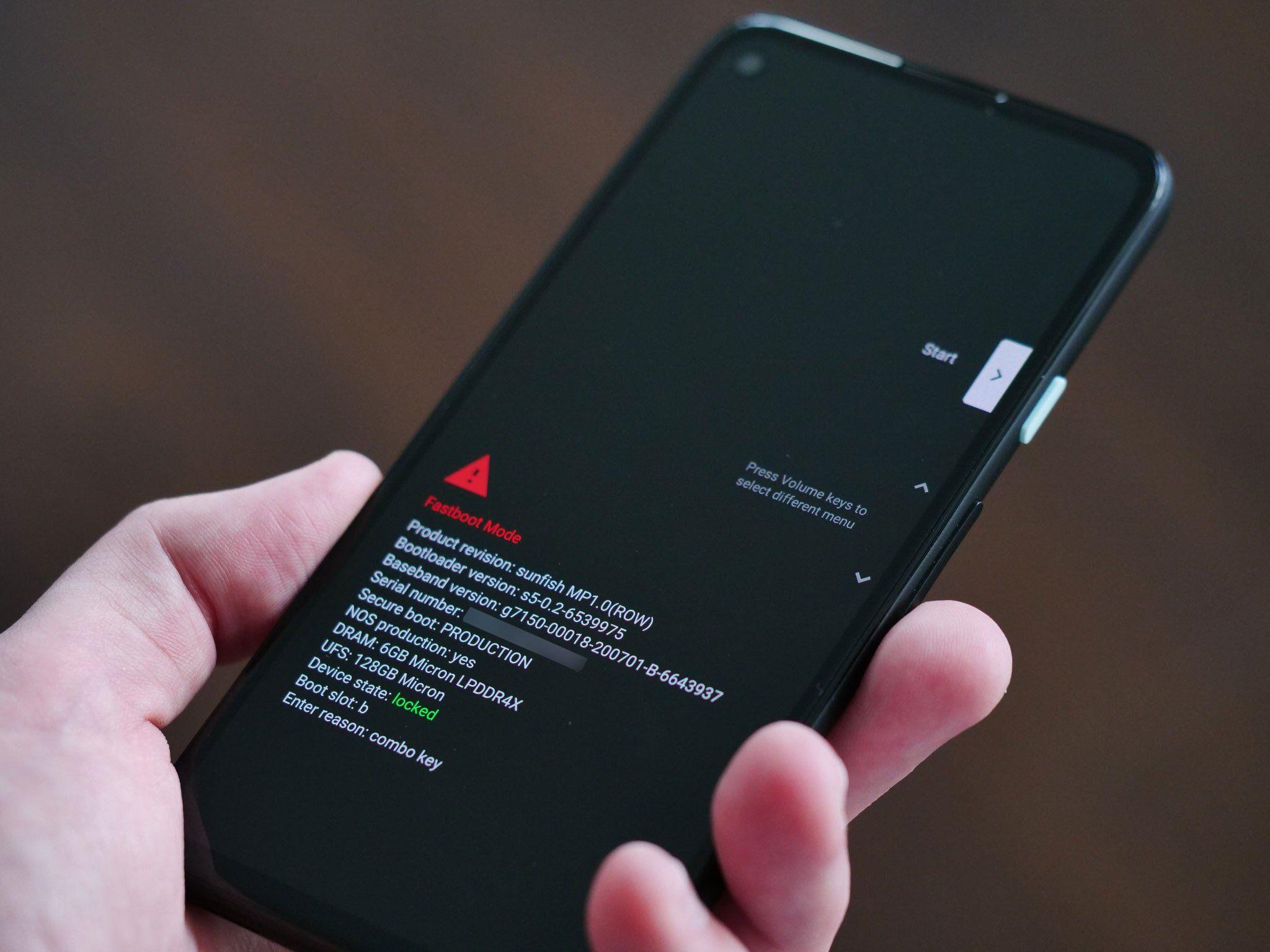 Google Pixel 10aの診断作業中の画面